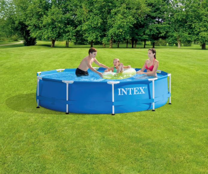 INTEX (28200) Round Above Ground Swimming Pool 10ft x