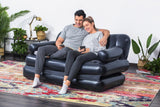 Bestway®74"x 60"x25"/1.88mx1.52mx64cm Multi-Max 5-in-1Air Couch with Sidewinder AC Air Pump