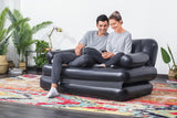 Bestway®74"x 60"x25"/1.88mx1.52mx64cm Multi-Max 5-in-1Air Couch with Sidewinder AC Air Pump