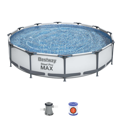 Bestway (56416) Above Ground Portable Swimming Pool For Kids And Adults 12ft x 2.49ft /3.66m x 76cm