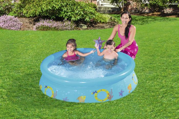 Bestway (57326) Portable Above Ground Fast Set Spray Pool For Kids