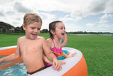 Bestway® (51132) Window Swimming Pool For Kids 66" x 66" x 22"/ 5.5 Ft x 5.5 Ft x 1.8 Ft