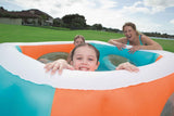 Bestway® (51132) Window Swimming Pool For Kids 66" x 66" x 22"/ 5.5 Ft x 5.5 Ft x 1.8 Ft