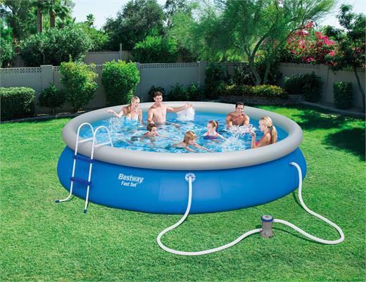Bestway Above Ground Portable Pool Set For Kids And Adults 15ft x 3ft