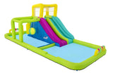 Bestway (53387)  23'4" x 10'2" x 8'8" Splash Course Mega Water Park Jumper And Slider For Kids