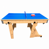 3-1 Foldable Mini pool table WITH TABLE TENNIS TOP (i6 ft × 3 ft × 2.67 ft)
