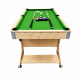 3-1 Foldable Mini pool table WITH TABLE TENNIS TOP (i6 ft × 3 ft × 2.67 ft)
