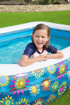 Bestway (54120)   SIZE - 7'6" x 60" x 22"    Funky Floral Family Pool