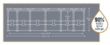 Bestway (5612X) Round Steel Pro MAX™ 14' x 48"/4.27m x 1.22m Pool Set