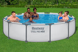 Bestway (56416) Round Above Ground Portable Swimming Pool For Kids And Adults 12ft x 2.49ft /3.66m x 76cm
