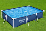 Bestway (56411) Above Ground Portable Swimming Pool For Adults 9.10 ft x 6.7 ft x 2.16 ft