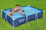 Bestway (56411) Above Ground Portable Swimming Pool For Adults 9.10 ft x 6.7 ft x 2.16 ft