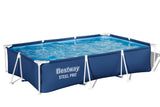 Bestway (56411) Above Ground Portable Swimming Pool For Adults 9.10 ft x 6.7 ft x 2.16 ft