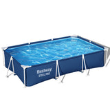 Bestway (56411) Above Ground Portable Swimming Pool For Adults 9.10 ft x 6.7 ft x 2.16 ft