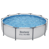 Bestway (56406) Round Portable Swimming Pool For Adults 10ft x 2.49ft / 3.05m x 76cm