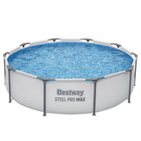 Bestway (56406) Round Portable Swimming Pool For Adults 10ft x 2.49ft / 3.05m x 76cm