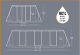 Bestway  56441 Readymade swimming pool 13'3" x 6'7" x 39.5"