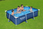 Bestway (56403) Above Ground Portable Swimming Pool 8.49ft x 5.57ft x 2ft/2.59m x 1.70m x 61cm Pool For Kids And Adults