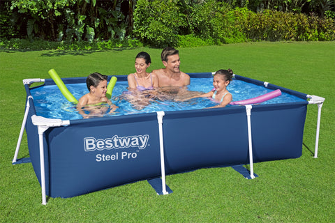 Bestway (56403) Above Ground Portable Swimming Pool 8.49ft x 5.57ft x 2ft/2.59m x 1.70m x 61cm Pool For Kids And Adults
