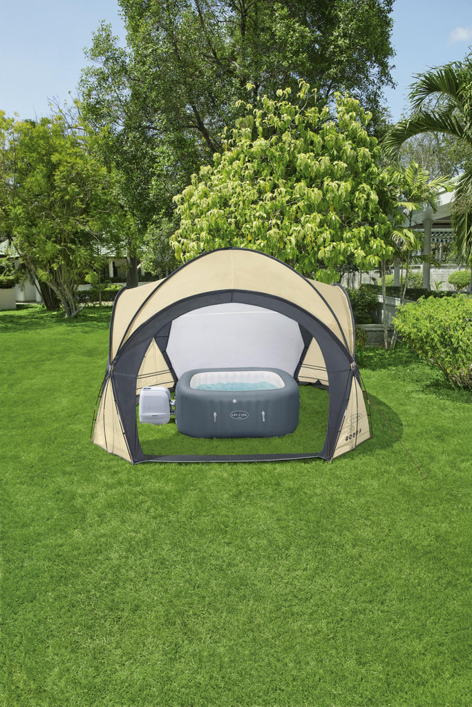 bestway kuppelzelt Bestway (60305) Lay-Z-Spa® 12'9" x 12'9" x 8'4"/3.90m x 3.90m x 2.55m – Aquafun.in