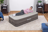 (69048) Bestway® 75" x 38" x 18"/1.91m x 97cm x 46cm Fortech Air Mattress Twin Built-in AC pump