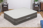 (69050)Bestway® 80" x 60" x 18"/2.03m x 1.52m x 46cm Fortech Airbed Queen Built-in AC pump