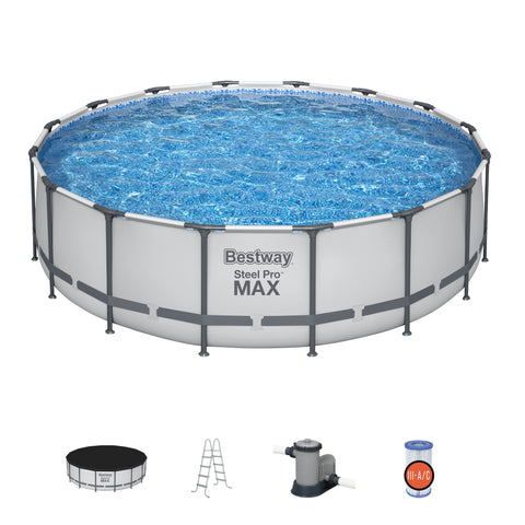 Bestway (5612Z) Steel Pro MAX™ 16' x 48"/4.88m x 1.22m Pool Set