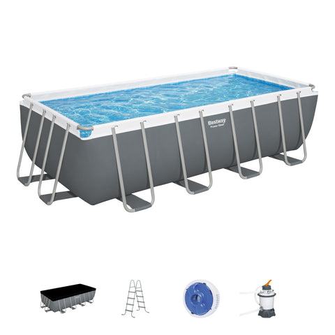 56671  Bestway  16' x 8' x 48" Portable  Rectangular Swimming Pool