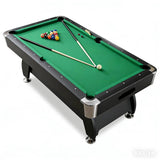 Professional 8ft Pool/Billiards Table – Heavy-Duty Frame & Tournament Size 8 ft x 4.4 ft x 2. ft (wooden packing )