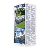 56998 Bestway Above Ground Portable Rectangular Pool 18 ft. x 9 ft. x 4ft.