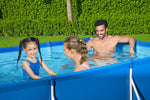 Bestway (56411) Above Ground Portable Swimming Pool For Adults 9.10 ft x 6.7 ft x 2.16 ft