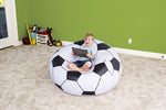 Bestway (75010) Beanless Soccer Ball Chair 45" x 44" x 26"/ 3.7 ft x 3.6 ft x 2.1 ft