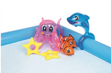Bestway Aquarium Swimming Pool For Kids 7'10" x 6'9" x 34"/2.39m x 2.06m x 86cm