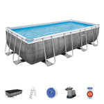 56998 Bestway Above Ground Portable Rectangular Pool 18 ft. x 9 ft. x 4ft.