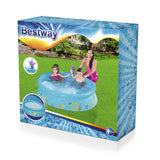 Bestway (57326) Portable Above Ground Fast Set Spray Pool For Kids 5ft x 1.24ft