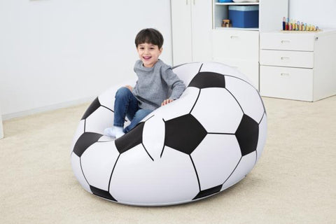 Bestway® 45" x 44" x 26"/1.14m x 1.12m x 66cm Beanless Soccer Ball Chair