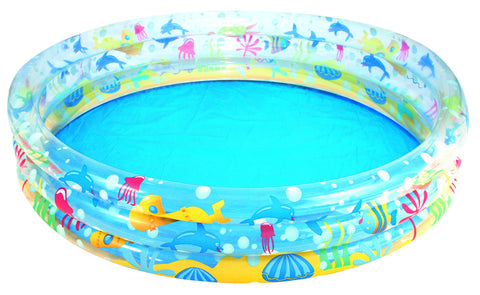 Bestway® (51004) Portable Deep Dive 3-Ring Pool Φ60" x H12"/ 4.9 ft x 0.9 ft