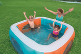 Bestway® (51132) Window Swimming Pool For Kids 66" x 66" x 22"/ 5.5 Ft x 5.5 Ft x 1.8 Ft