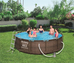 Bestway (56709) Above Ground Portable Swimming Pool For Adults (Round) 12ft x 3.28ft