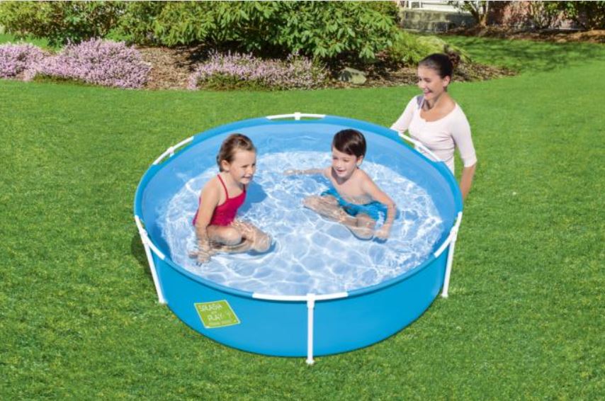 Bestway Frame Above Ground Swimming Pool For Kids 4.98ft x 1.24ft ...
