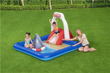Bestway (53079) Jumper And Slider Lifeguard Tower Play Center 7 ft. 8 in. x 6 ft. 8 in. x 51 in.