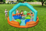 Bestway (53383) Portable Dodge & Drench Water Park Jumper And Slider/Pool For Kids