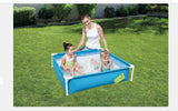 Bestway® 56217 My First Frame Pool Portable Above Ground Swimming Pool for Kids  4ft x 4ft x 1ft